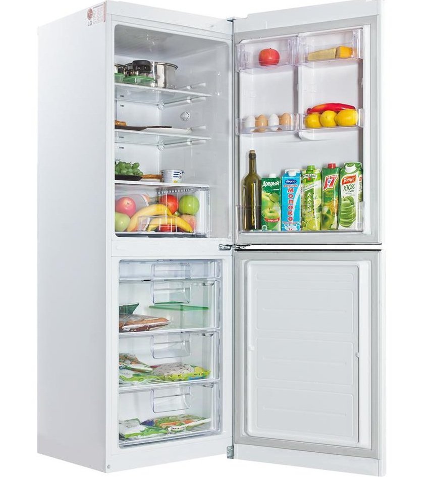 O refrigerador LG GA-B379 SVCA está equipado com um sistema de degelo No Frost O refrigerador LG GA-B379 SVCA está equipado com um sistema de degelo No Frost