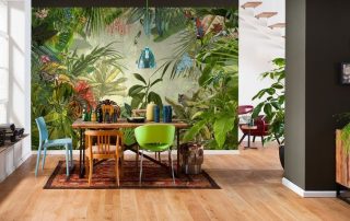 วอลล์เปเปอร์สามมิติในการตกแต่งภายใน: สร้างความเป็นจริงสามมิติ