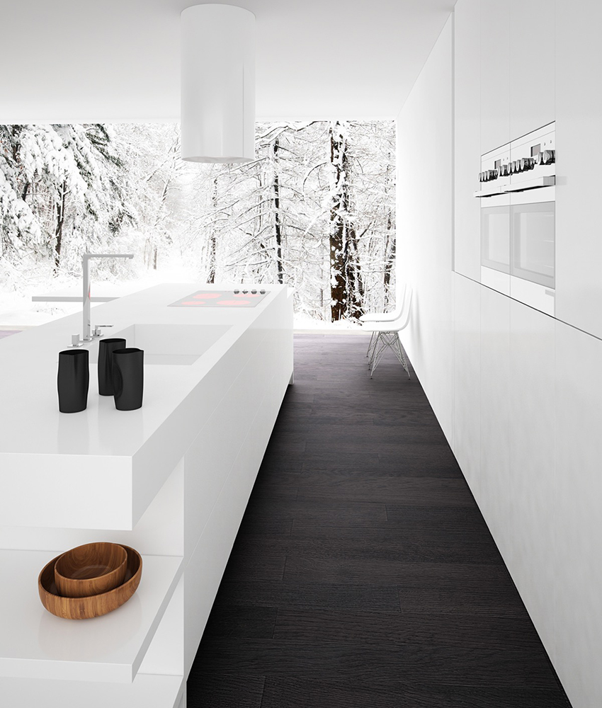 עיצוב יפה של המטבח המובנה עיצוב יפה של המטבח המובנה