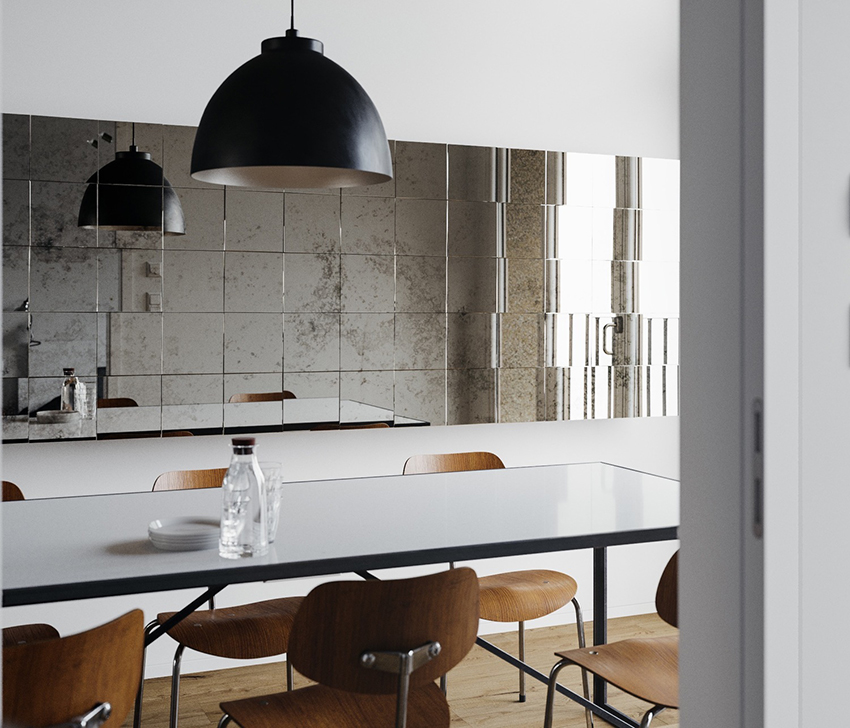 Le coût des carreaux de miroir biseautés dépend de la taille et du type de produit Le coût des carreaux de miroir biseautés dépend de la taille et du type de produit