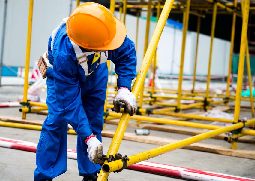Pagpupulong ng uri ng pag-clamp ng scaffolding Pagpupulong ng uri ng pag-clamp ng scaffolding