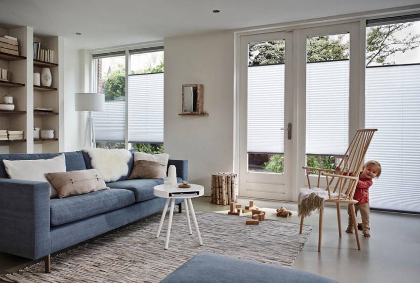 Papirtapet holder folden godt, og derfor ser persiennerne fra dem meget imponerende ud Papirtapet holder folden godt, og derfor ser persiennerne fra dem meget imponerende ud