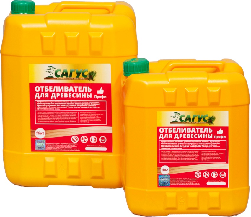 Sagus Profi blegemidler giver dig mulighed for at gendanne den naturlige farve på træ Sagus Profi blegemidler giver dig mulighed for at gendanne den naturlige farve på træ