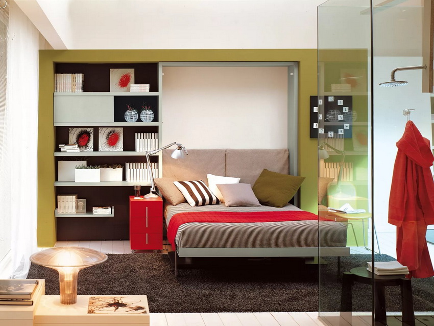 Valget af en indbygget sengemekanisme afhænger af sengens størrelse og rummets dimensioner Valget af en indbygget sengemekanisme afhænger af sengens størrelse og rummets dimensioner