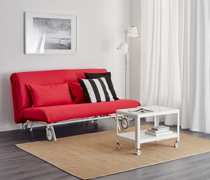 IKEA tilbyder meget enkle og komfortable sofadesign, der omdannes til en seng IKEA tilbyder meget enkle og komfortable sofadesign, der omdannes til en seng