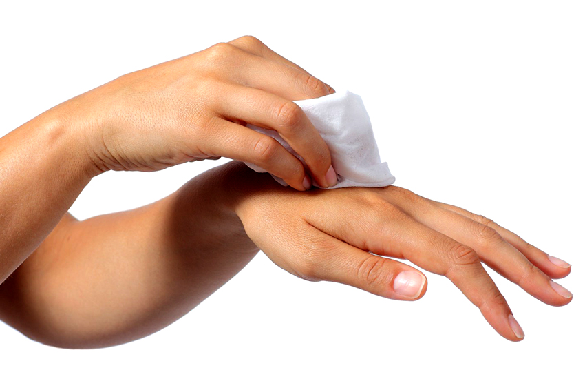 Pjenu s ruku možete ukloniti ubrusom umočenim u suncokretovo ulje Pjenu s ruku možete ukloniti ubrusom umočenim u suncokretovo ulje