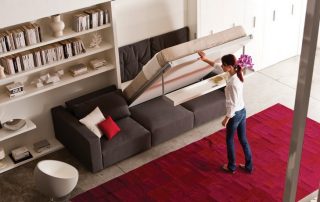 Giường ngủ tích hợp tủ quần áo: một yếu tố nội thất tiện dụng và hiện đại