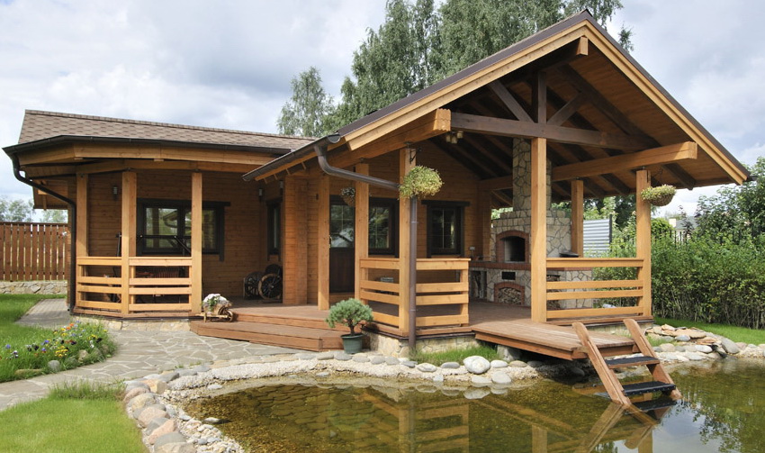 La sauna amb terrassa i barbacoa no només és una solució bonica, sinó també funcional La sauna amb terrassa i barbacoa no només és una solució bonica, sinó també funcional