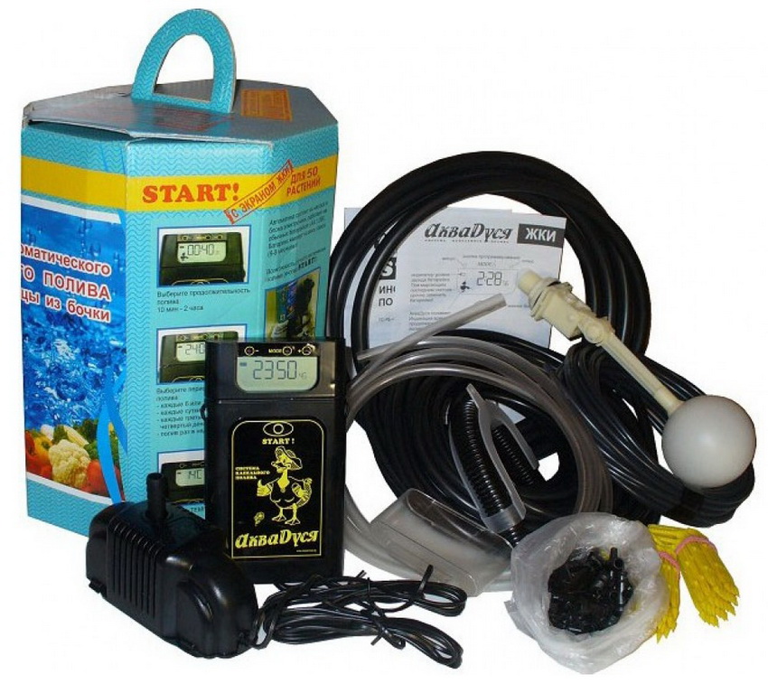 Drypp vanningsanlegg AquaDusya er designet for 60 planter Drypp vanningsanlegg AquaDusya er designet for 60 planter