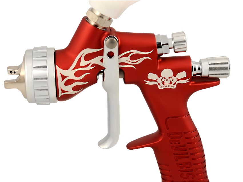 Izuzetno lagana pištolj za prskanje DeVilbiss GTi PRo Lite dizajniran je za duge radove visokih performansi Izuzetno lagana pištolj za prskanje DeVilbiss GTi PRo Lite dizajniran je za duge radove visokih performansi