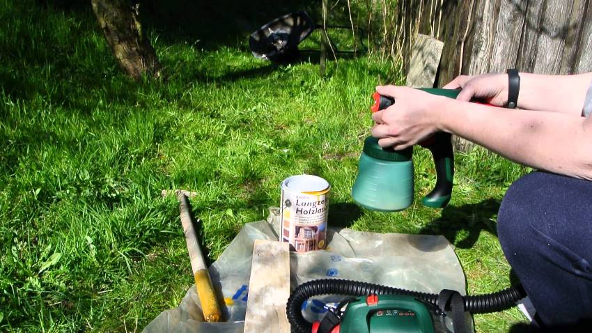 Ako tekućina prska u velikim kapima ili uopće ne prska, dodajte 5% odgovarajućeg otapala u spremnik pištolja za prskanje Ako tekućina prska u velikim kapima ili uopće ne prska, dodajte 5% odgovarajućeg otapala u spremnik pištolja za prskanje