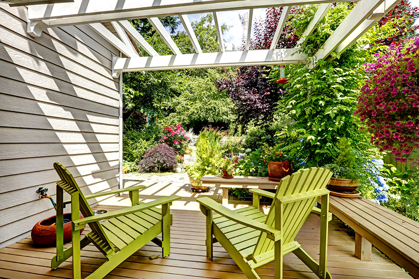 Pergolat voivat toimia aidan lisäksi vyöhykkeen Pergolat voivat toimia aidan lisäksi vyöhykkeen