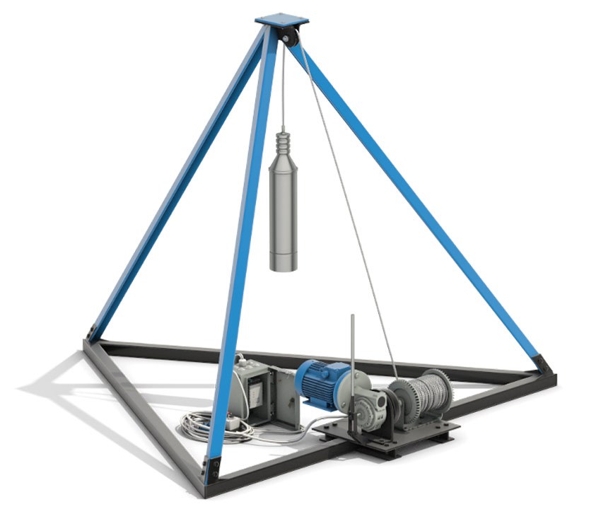 Lanové perkusné zariadenie na vŕtanie studní Lanové perkusné zariadenie na vŕtanie studní