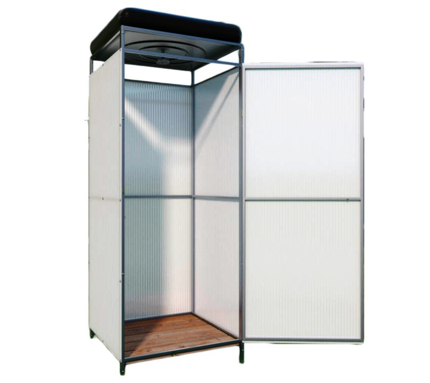 Structural, dușurile de vară sunt împărțite în următoarele tipuri: cutii pentru amplasare în aer liber și opțiuni staționare Structural, dușurile de vară sunt împărțite în următoarele tipuri: cutii pentru amplasare în aer liber și opțiuni staționare