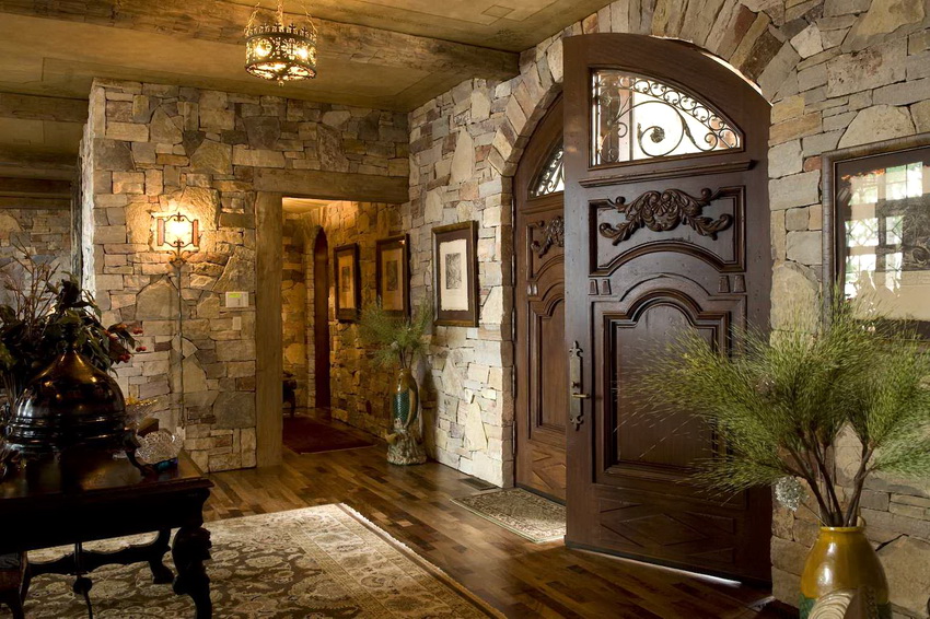 If space permits, you can install a massive wooden door If space permits, you can install a massive wooden door