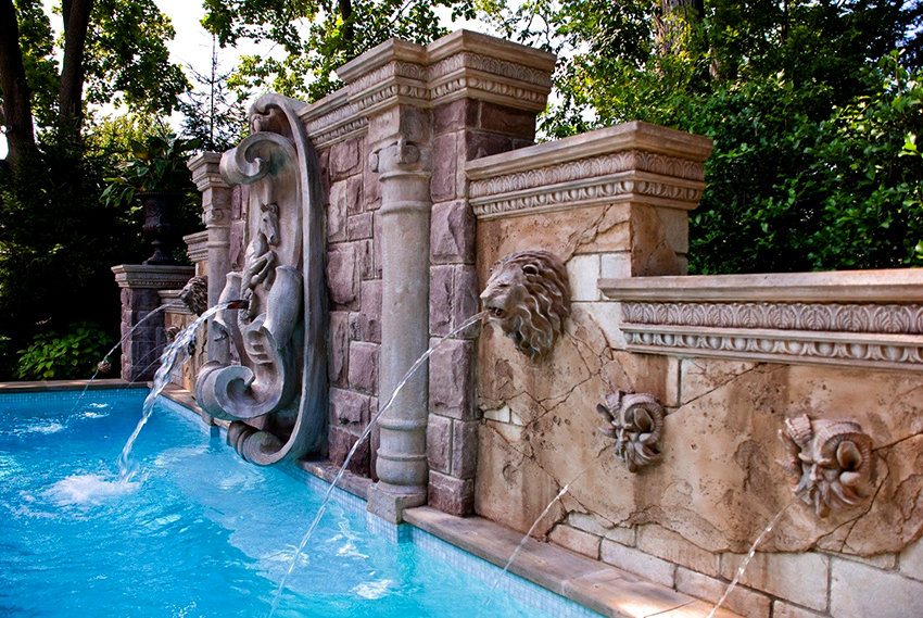 Granittfontenen er slitesterk, ser spektakulær ut og er upretensiøs i vedlikehold Granittfontenen er slitesterk, ser spektakulær ut og er upretensiøs i vedlikehold