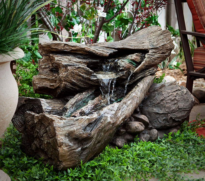 If the fountain is located in the low-lying part of the site, then it will saturate the space with additional moisture If the fountain is located in the low-lying part of the site, then it will saturate the space with additional moisture