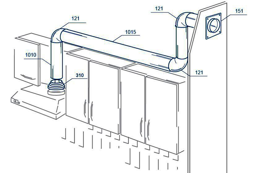 แผนผังการติดตั้งท่อลูกฟูกที่มีขนาด