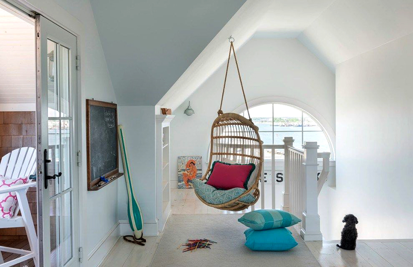 เด็ก ๆ และวัยรุ่นจะชอบเก้าอี้แขวนหวาย