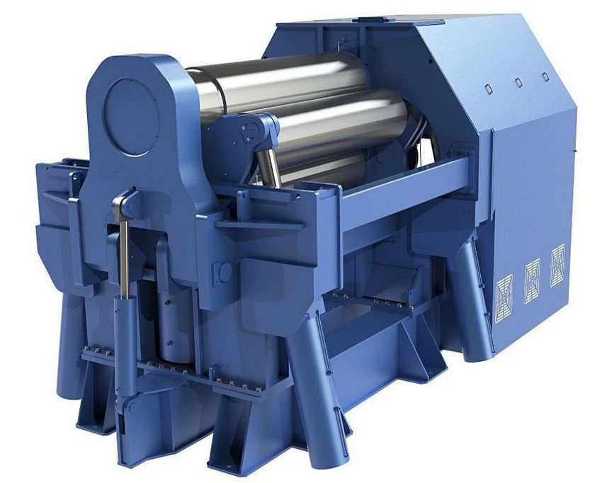 Przemysłowa maszyna gnutik pozwalająca na uzyskanie detalu o zadanym promieniu Przemysłowa maszyna gnutik pozwalająca na uzyskanie detalu o zadanym promieniu