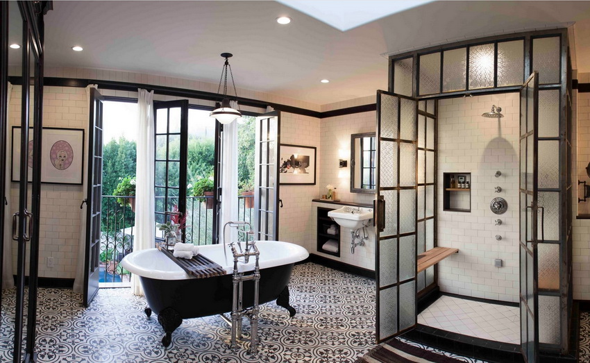 Glassdusj i glass ser fordelaktig ut i enhver baderomsdesignstil Glassdusj i glass ser fordelaktig ut i enhver baderomsdesignstil