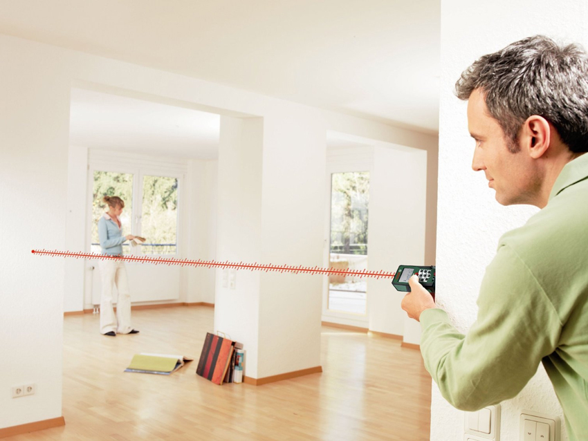 Untuk pengukuran dinding yang lebih selesa, anda boleh menggunakan tahap laser Untuk pengukuran dinding yang lebih selesa, anda boleh menggunakan tahap laser