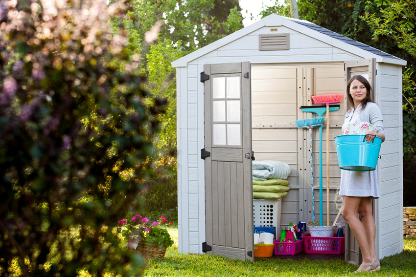 Plastična šupa - praktična, pouzdana, izdržljiva i izdržljiva Plastična šupa - praktična, pouzdana, izdržljiva i izdržljiva