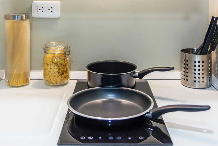 Os fogões elétricos podem ter de dois a cinco queimadores Os fogões elétricos podem ter de dois a cinco queimadores