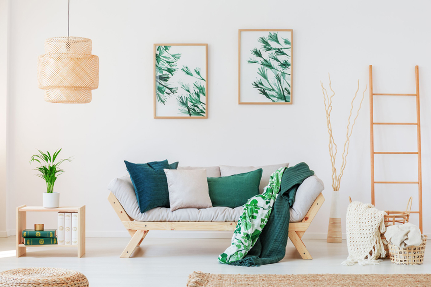 Blomstermotiver af dekorative elementer er karakteristiske for interiøret i jugendstil Blomstermotiver af dekorative elementer er karakteristiske for interiøret i jugendstil