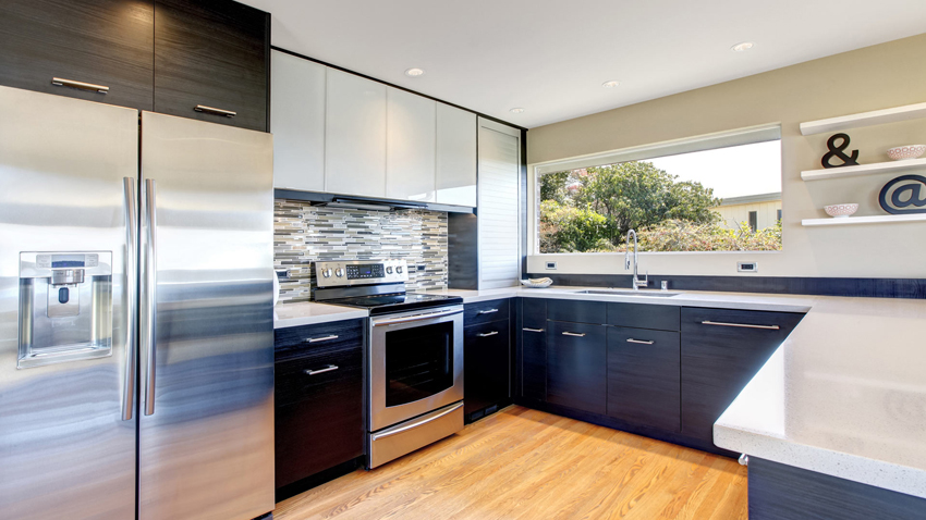 Møbler i køkkenet installeres ofte med bogstavet G eller P Møbler i køkkenet installeres ofte med bogstavet G eller P