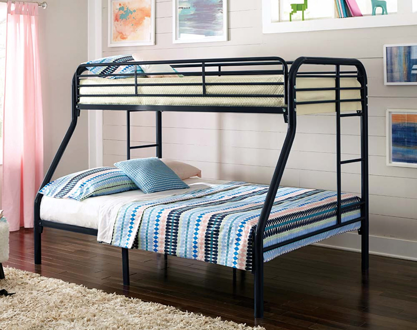 เตียงสองชั้นโลหะทนทานและทนทานที่สุด