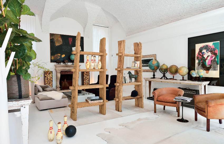 Når du dekorerer et interiør i øko-stil, skal du ikke glemme indendørs planter, akvarier, træindretning Når du dekorerer et interiør i øko-stil, skal du ikke glemme indendørs planter, akvarier, træindretning