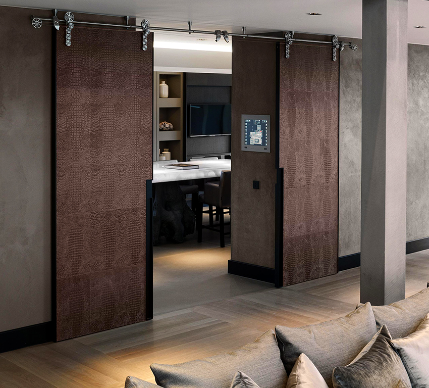 Skydedøre er ideelle til små lejligheder Skydedøre er ideelle til små lejligheder