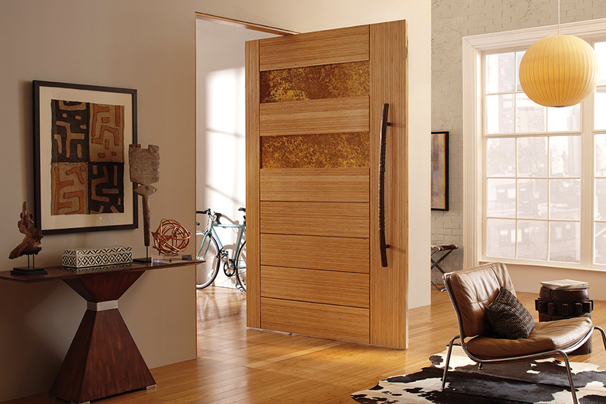 Svingende indvendige døre åbner i forskellige retninger Svingende indvendige døre åbner i forskellige retninger