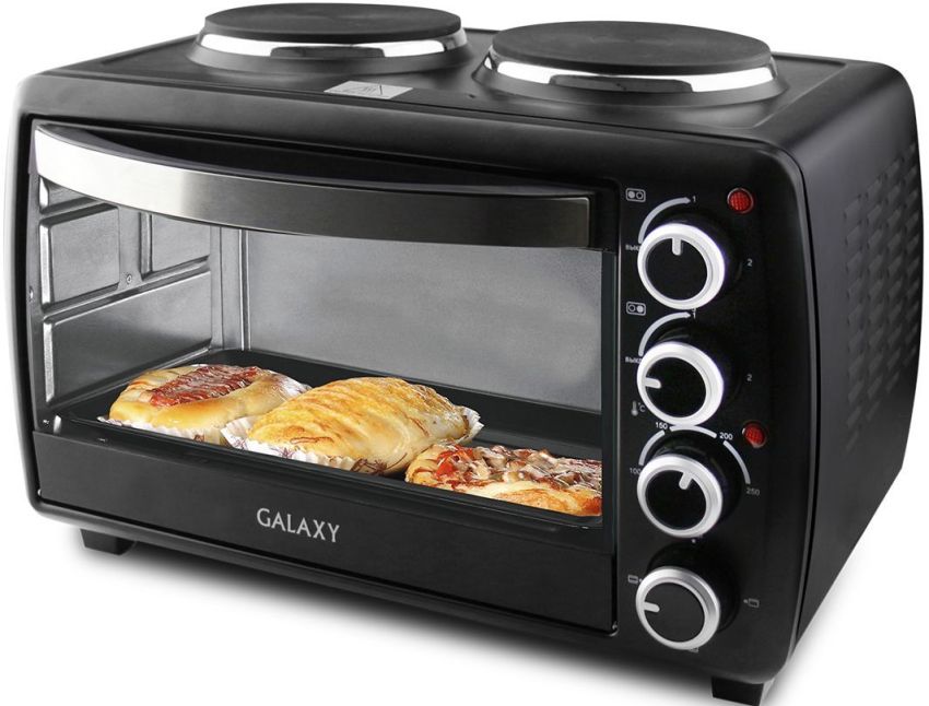 Kompor elektrik meja dengan ketuhar menyerupai ketuhar gelombang mikro Kompor elektrik meja dengan ketuhar menyerupai ketuhar gelombang mikro