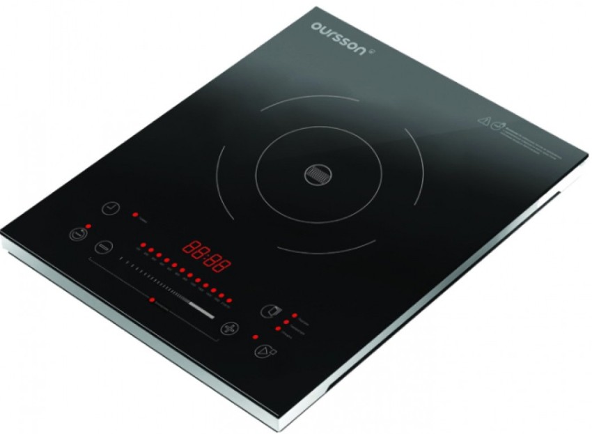 Periuk elektrik Oursson IP1210T / BL mempunyai kawalan sentuh yang terletak di bahagian depan peranti Periuk elektrik Oursson IP1210T / BL mempunyai kawalan sentuh yang terletak di bahagian depan peranti