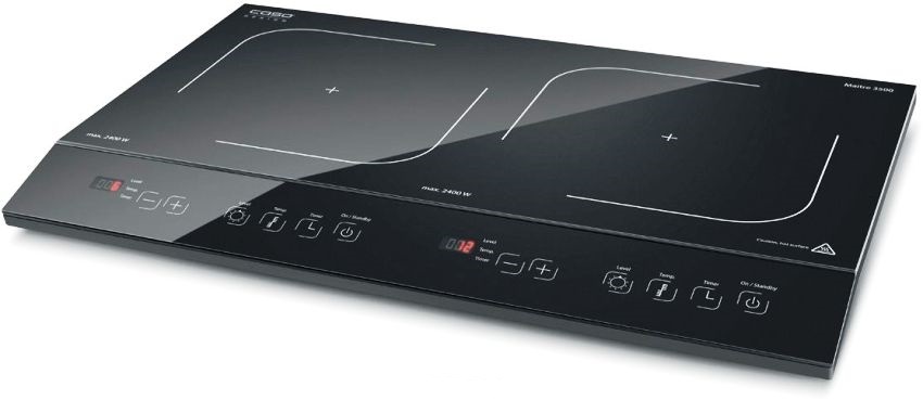 Caso ECO3400 induktionskogeplade er udstyret med en restvarmeindikator, overophedningsbeskyttelse og en timer Caso ECO3400 induktionskogeplade er udstyret med en restvarmeindikator, overophedningsbeskyttelse og en timer