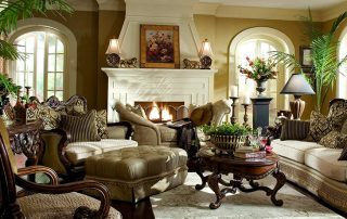 Phong cách Anh trong nội thất: các tác phẩm cổ điển quý tộc trong một chiếc áo bọc cũ