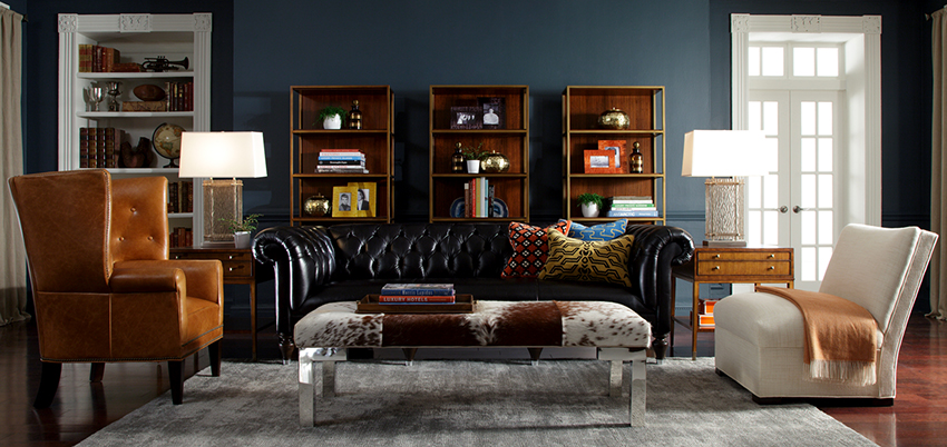 Para sa mga silid na may istilong Ingles, ginagamit ang de-kalidad na natural na kasangkapan sa kahoy Para sa mga silid na may istilong Ingles, ginagamit ang de-kalidad na natural na kasangkapan sa kahoy