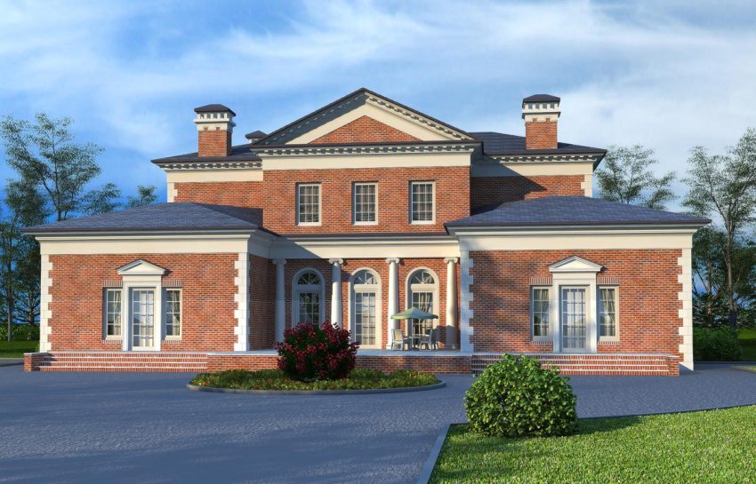 مشروع كوخ على الطراز الإنجليزي الكلاسيكي مشروع كوخ على الطراز الإنجليزي الكلاسيكي