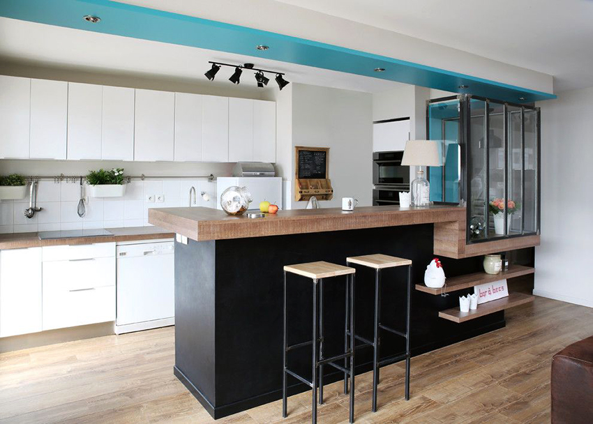 Todos os materiais da cozinha escandinava devem ser naturais Todos os materiais da cozinha escandinava devem ser naturais