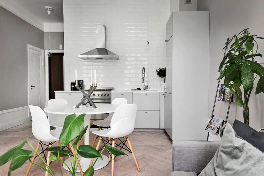 A cor mais popular na culinária escandinava é o branco e seus tons. A cor mais popular na culinária escandinava é o branco e seus tons.