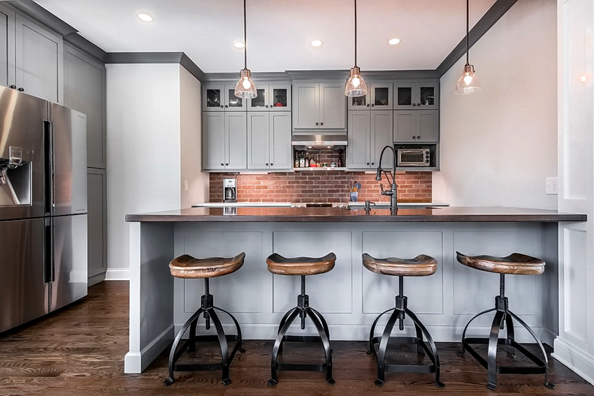 As cozinhas escandinavas em tons de azul parecem incomuns e impressionantes As cozinhas escandinavas em tons de azul parecem incomuns e impressionantes