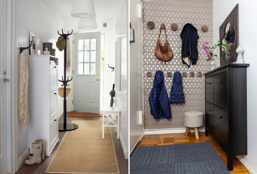 Valget af møbler i en lille gang kræver en ansvarlig tilgang til størrelsen Valget af møbler i en lille gang kræver en ansvarlig tilgang til størrelsen