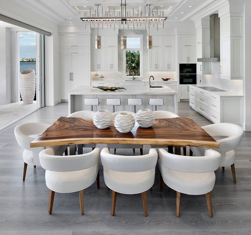 กลุ่มรับประทานอาหารที่ทำจากไม้จะเป็นของตกแต่งที่คุ้มค่าในห้องครัวใด ๆ กลุ่มรับประทานอาหารที่ทำจากไม้จะเป็นของตกแต่งที่คุ้มค่าในห้องครัวใด ๆ