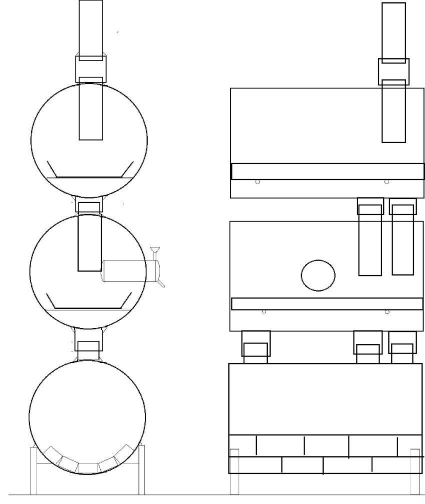 Før du begynder selvsamlingen af ovnen fra tønden, skal du udarbejde et designdiagram Før du begynder selvsamlingen af ovnen fra tønden, skal du udarbejde et designdiagram