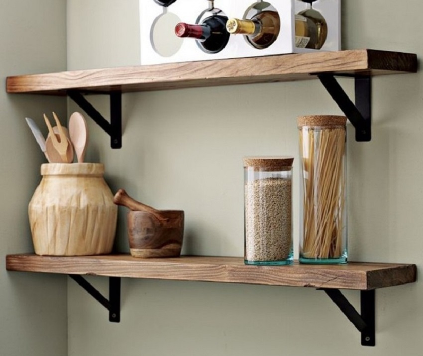 Trehyller ser bra ut i moderne interiør Trehyller ser bra ut i moderne interiør