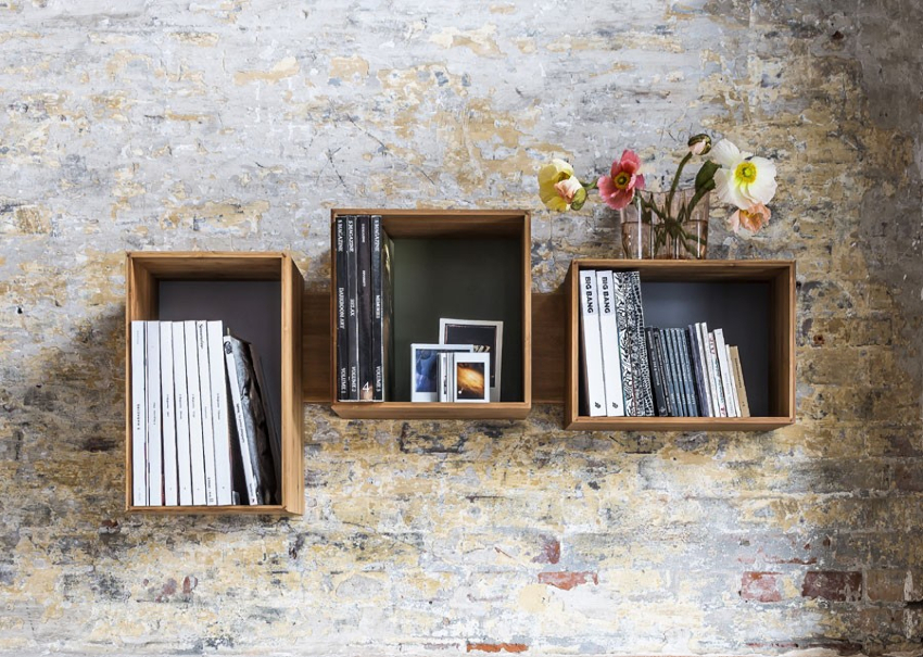 Skuffer kan også brukes som vegghyller Skuffer kan også brukes som vegghyller