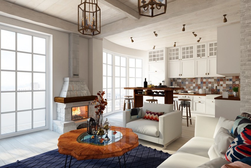 Ang istilong Scandinavian ay maaaring ipakita sa parehong klasikong bersyon nito at kasama ng mga elemento ng iba pang mga istilo Ang istilong Scandinavian ay maaaring ipakita sa parehong klasikong bersyon nito at kasama ng mga elemento ng iba pang mga istilo