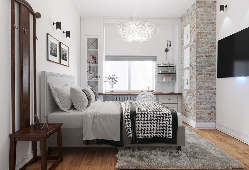 Minimalna količina teškog namještaja omogućit će vam da dobijete najdelikatniji interijer spavaće sobe u skandinavskom stilu Minimalna količina teškog namještaja omogućit će vam da dobijete najdelikatniji interijer spavaće sobe u skandinavskom stilu